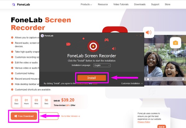 fonelab screen recorder record video on android install